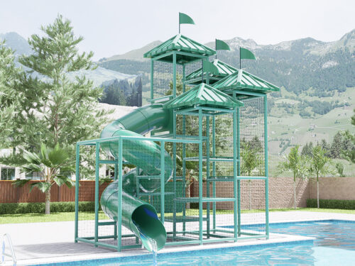 203 8x8 Poolside Slide
