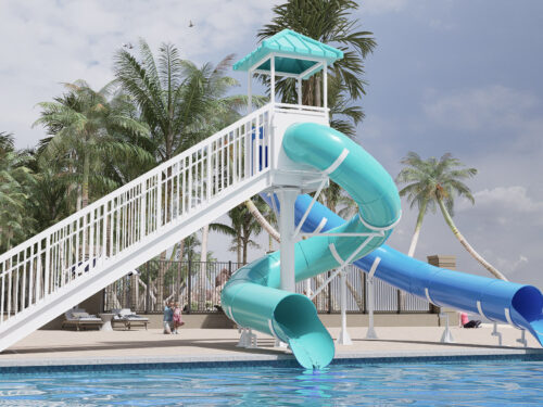 362-OS Poolside Slide
