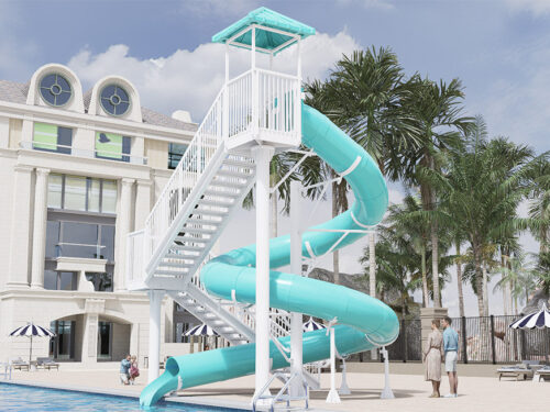 540-OS Poolside Slide