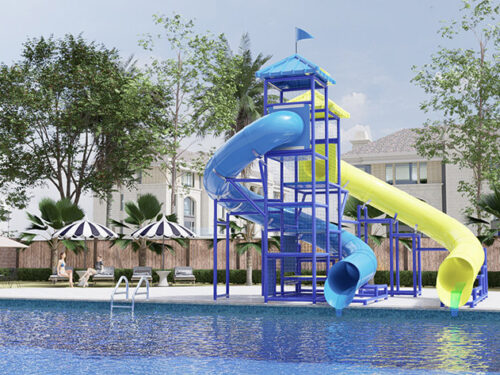 207 4x8 Poolside slide