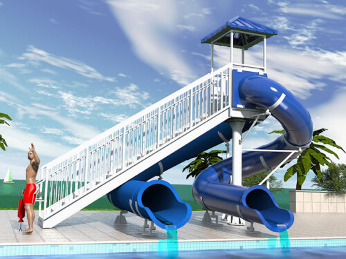 366-OS Poolside Slide