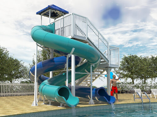 542-OS PoolSide Slide